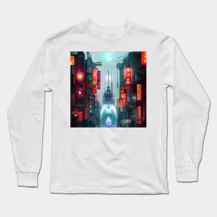 Tokyo Neon - Night Scenario Royal Long Sleeve T-Shirt